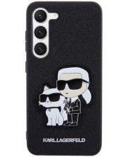 Калъф Karl Lagerfeld - Saffiano K and C, Galaxy S23 Plus, черен